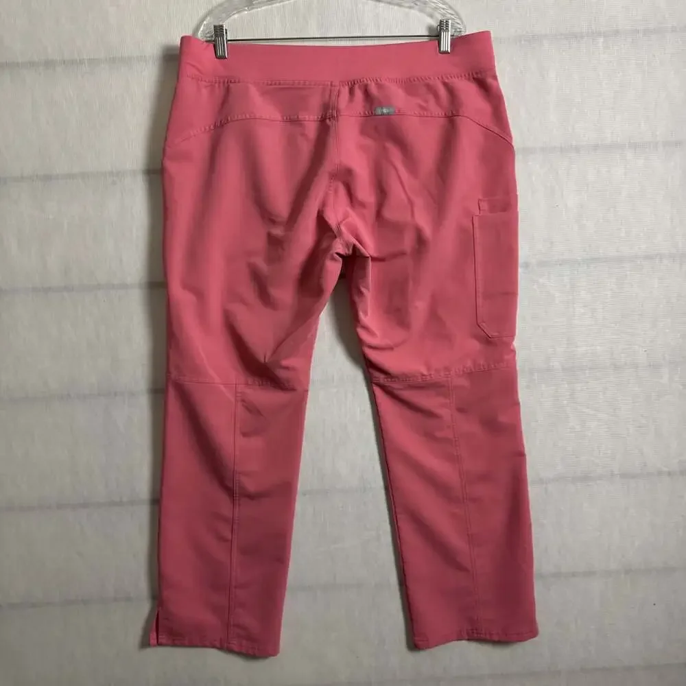 Figs Women’s Size XL Quartz Pink BCA Kade Cargo Scrub Pant - Pockets